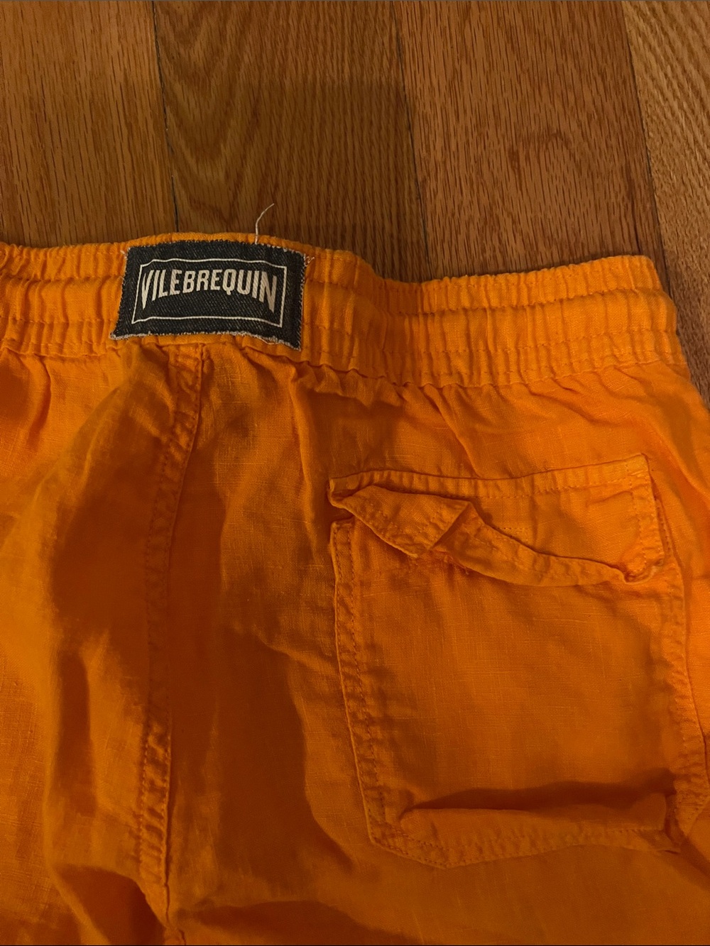 Vilebrequin Orange Cargo Shorts - Picture 2 of 4